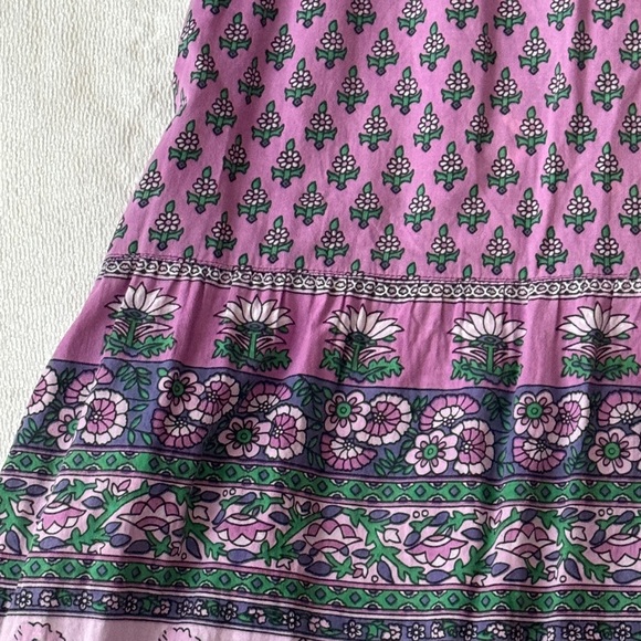 Cotton Dress Floral Fun Print 100% Cotton - Picture 3 of 10